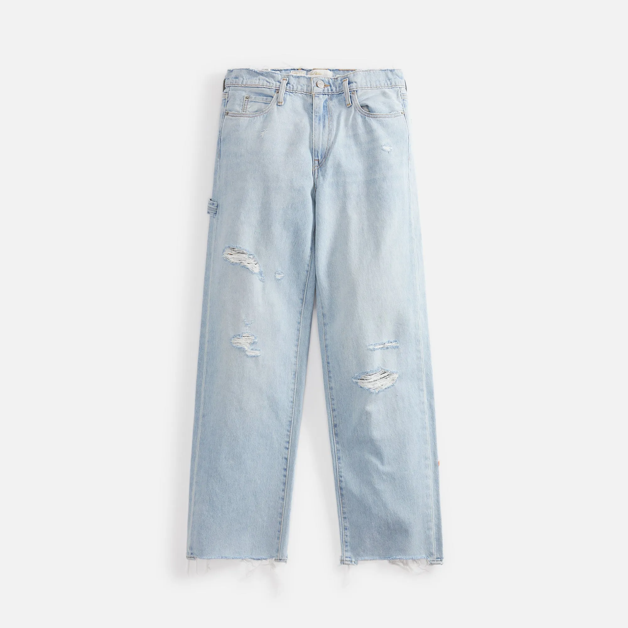 ERL x Levis Unisex Stay Loose Denim Woven - Blue sold by Kith