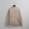 Kith Patchwork Jaydin Buttondown Shirt - Sediment sold by Kith