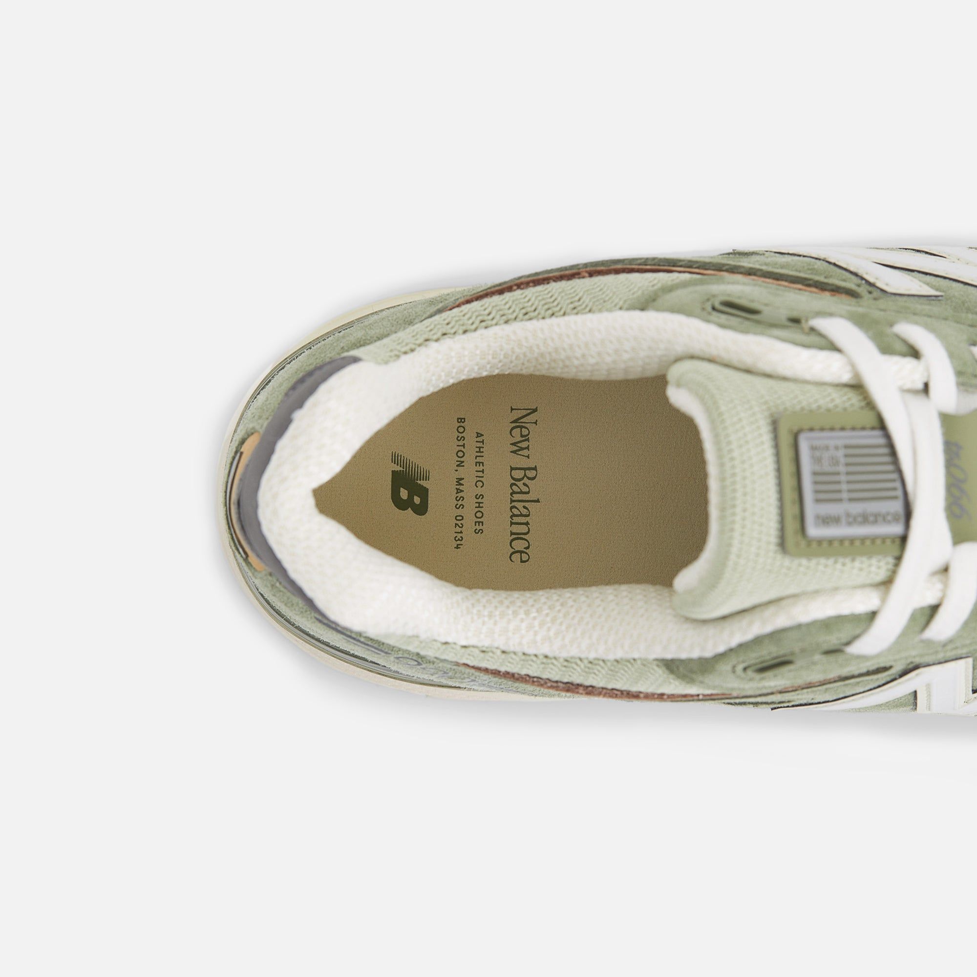 New Balance 990v4 Made in USA - Olive sold by Kith product image thumbnail 5