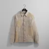 Kith Patchwork Jaydin Buttondown Shirt - Sediment sold by Kith