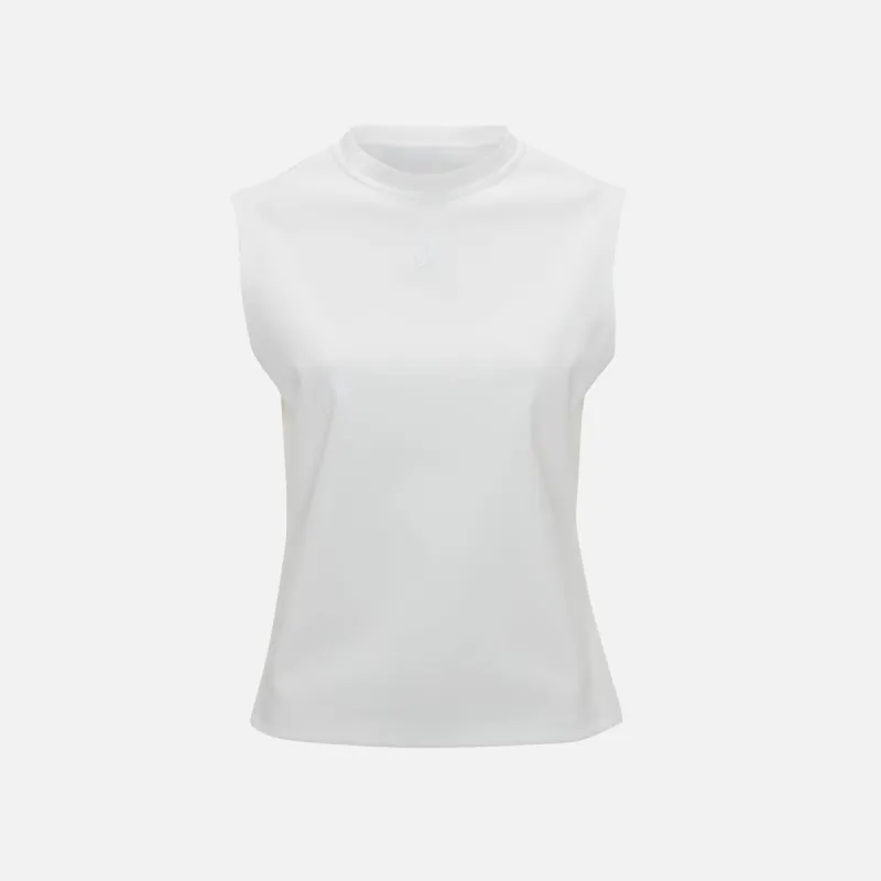 JW Anderson Anchory Embroidery Tank Top - White sold by Kith