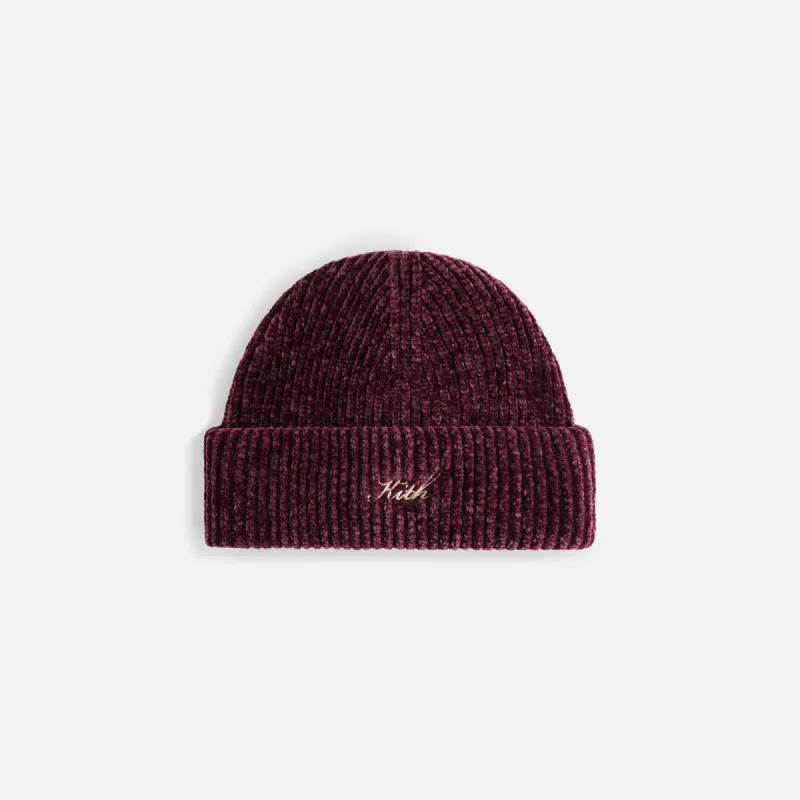 Kith Women Mia Chenille Beanie - Essence sold by Kith