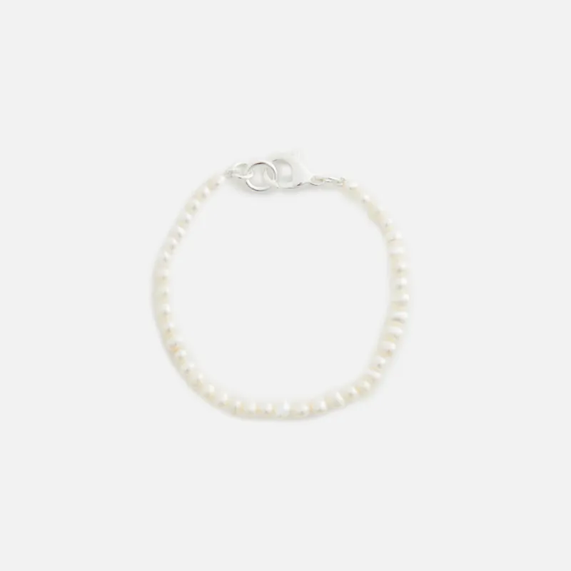 Hatton Labs Mini Pearl Bracelet - White sold by Kith