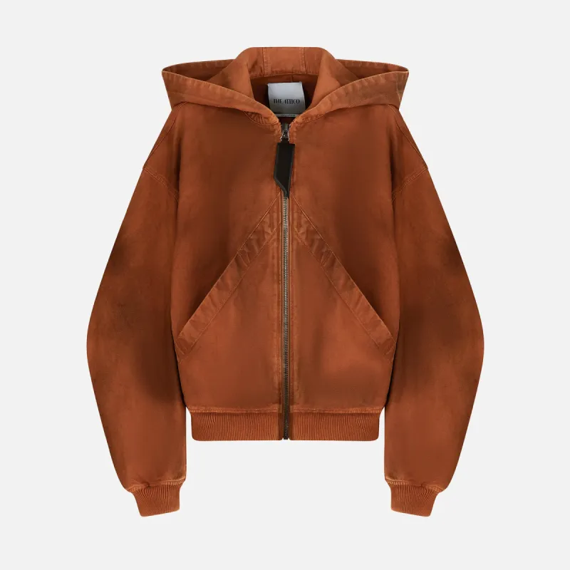 The Attico Hoodie - Tobacco made by The Attico