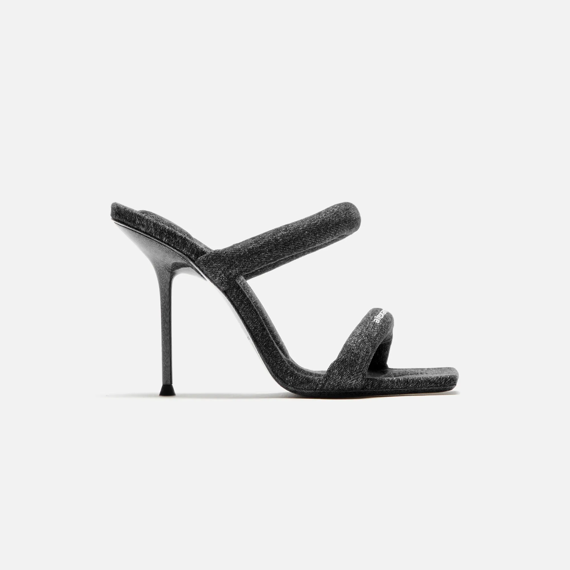 Alexander Wang Julie Tubular Sandal - Grey Aged Denim sold by Kith