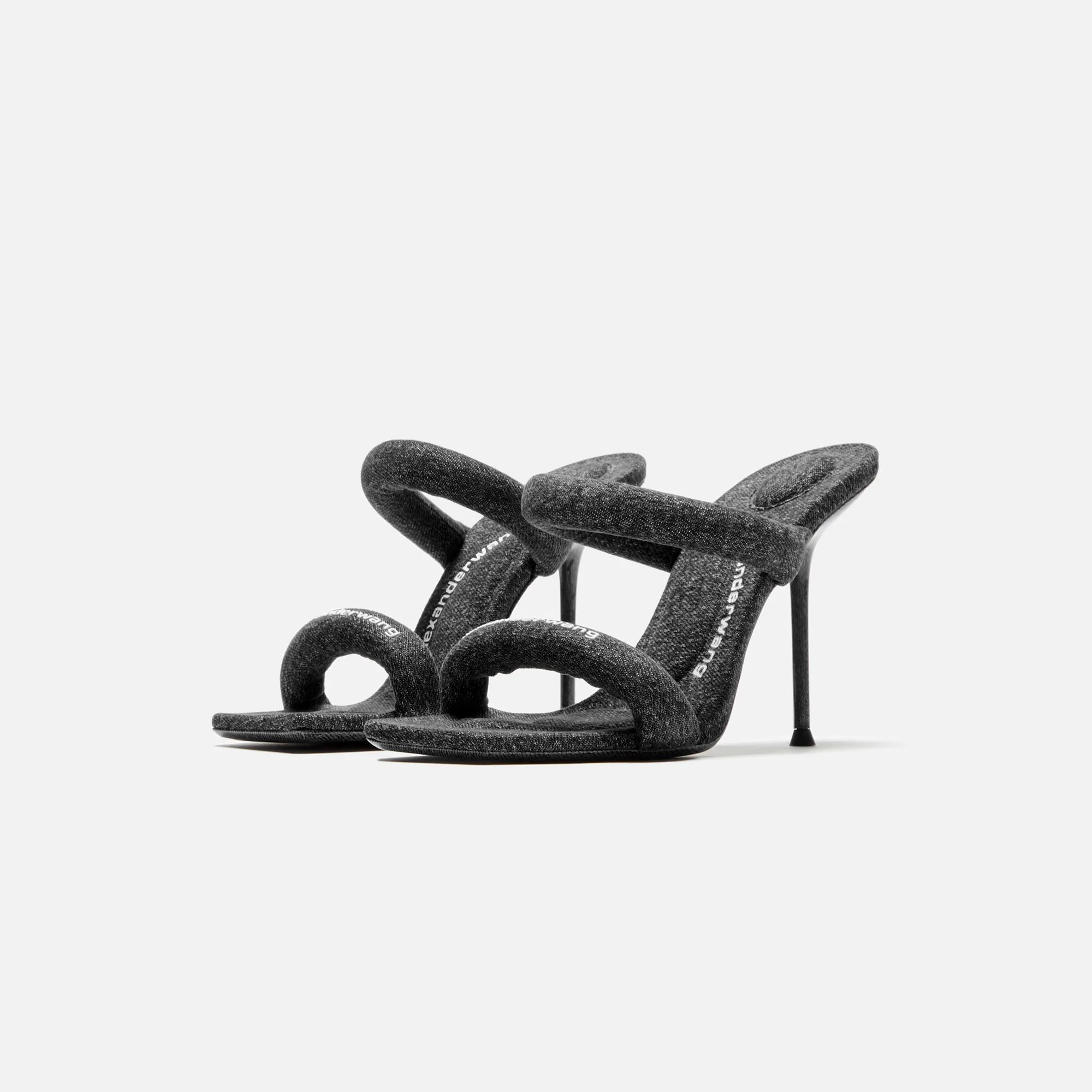 Alexander Wang Julie Tubular Sandal - Grey Aged Denim sold by Kith product image thumbnail 2