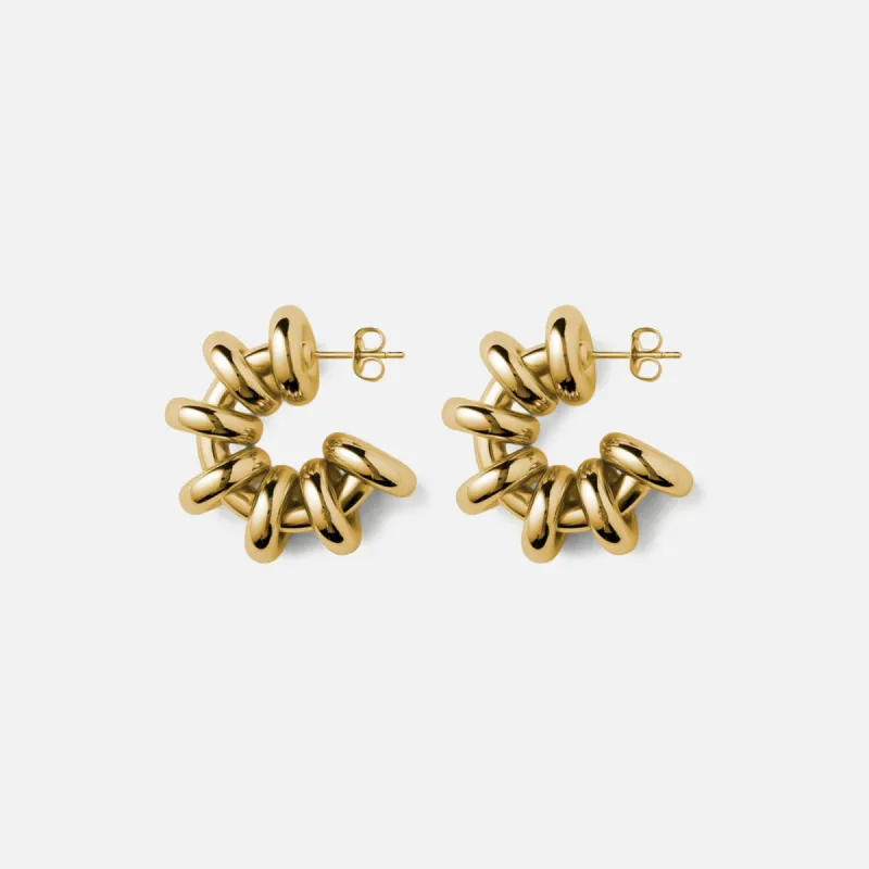 Eliou Biblo Earrings - Gold sold by Kith