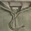 Kith Puffed Suede Jaysen Hoodie - Region sold by Kith