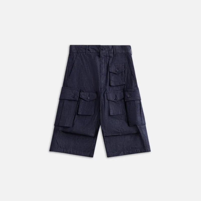 Engineered Garments FA Short - Indigo sold by Kith
