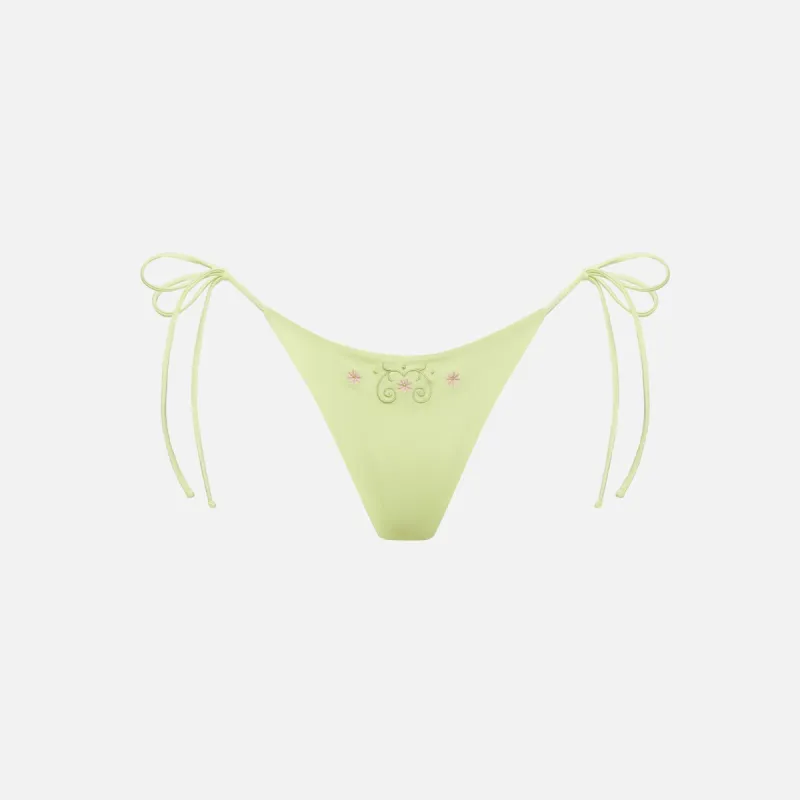 Frankies Bikinis x Sydney Sweeney Venice Bottom - Keylime sold by Kith