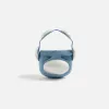 Alexander Wang Dome Mini Top Handle Bag - Blue sold by Kith