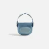Alexander Wang Dome Mini Top Handle Bag - Blue sold by Kith