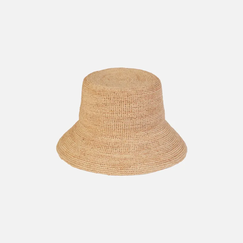 Lack of Color Inca Bucket Hat - Natural sold by Kith