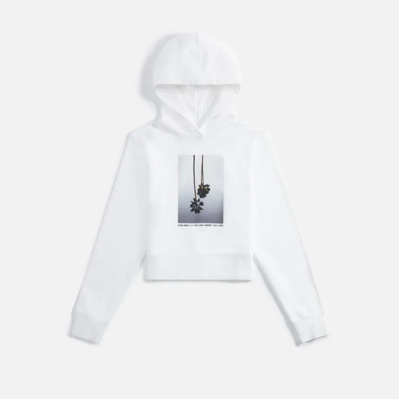 Palm Angels Mirage Fitted Hoodie - Off White / Light Grey made by Palm Angels