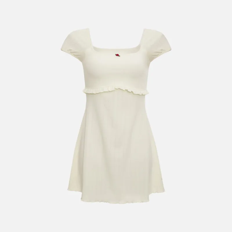 Frankies Bikinis x Sydney Sweeney Rue Pointelle Dress - Vanilla sold by Kith