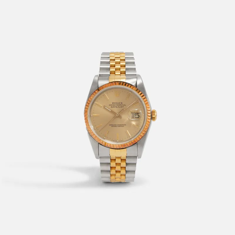 Wind Vintage Rolex Two-Tone Datejust Reference 16233 - Unpolished sold by Kith