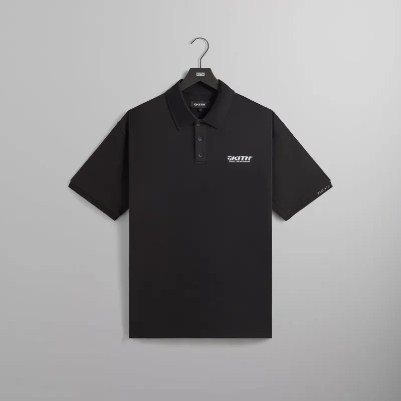 Kith for TaylorMade Provisional Polo - Black PH sold by Kith