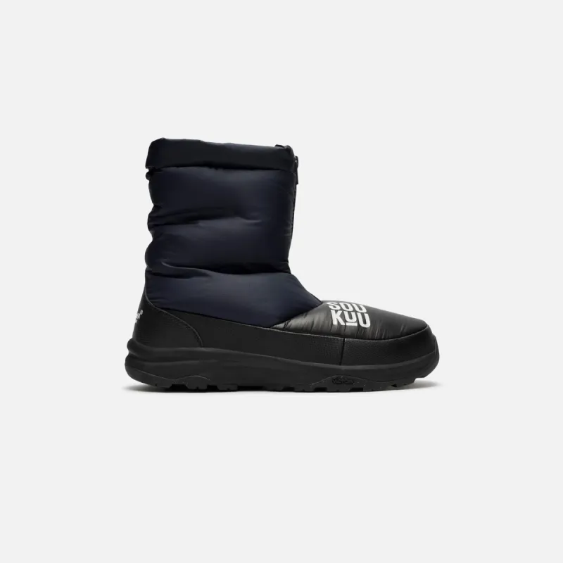The North Face x Project U Down Bootie - TNF Black / Aviator Navy sold by Kith