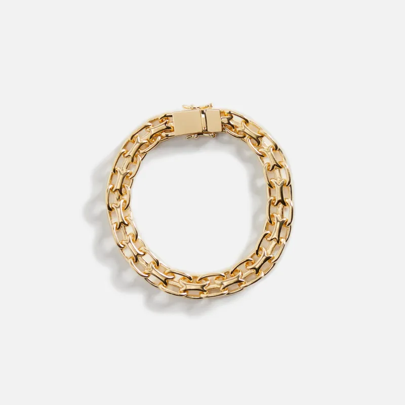 Tom Wood Vintage Bracelet 925 Sterling Silver / 9K Gold 7.7 - Gold sold by Kith