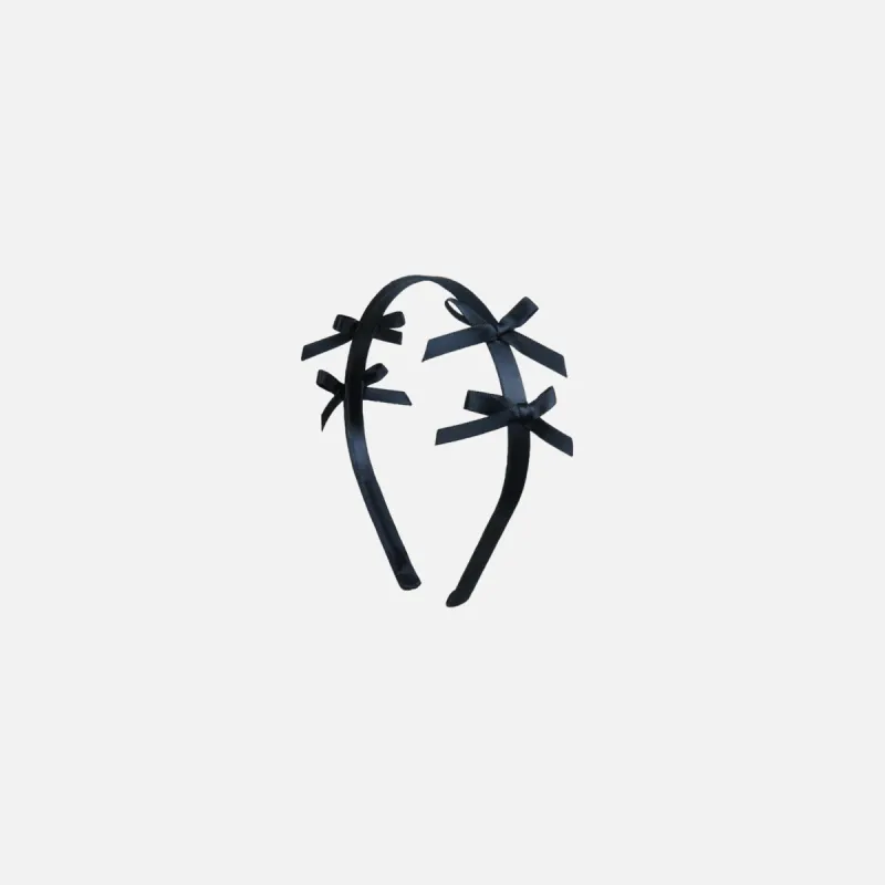 Sandy Liang Sergio Headband - Black made by Sandy Liang