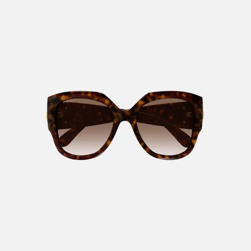 Gucci Acetate Oversized Frames - T-Shell Havana sold by Kith