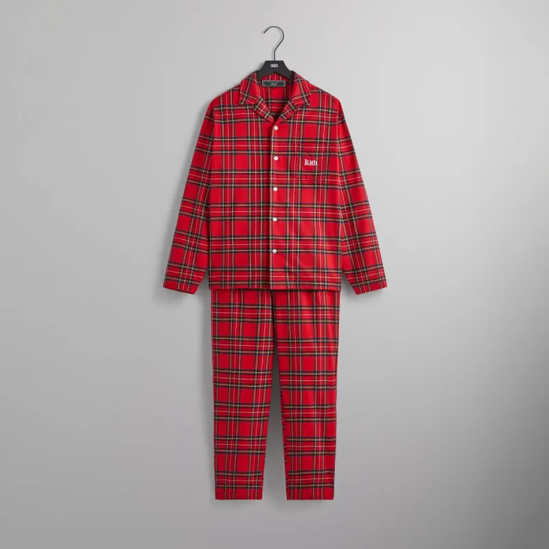 Kithmas Brushed Cotton Plaid Pajama Set - Present sold by Kith