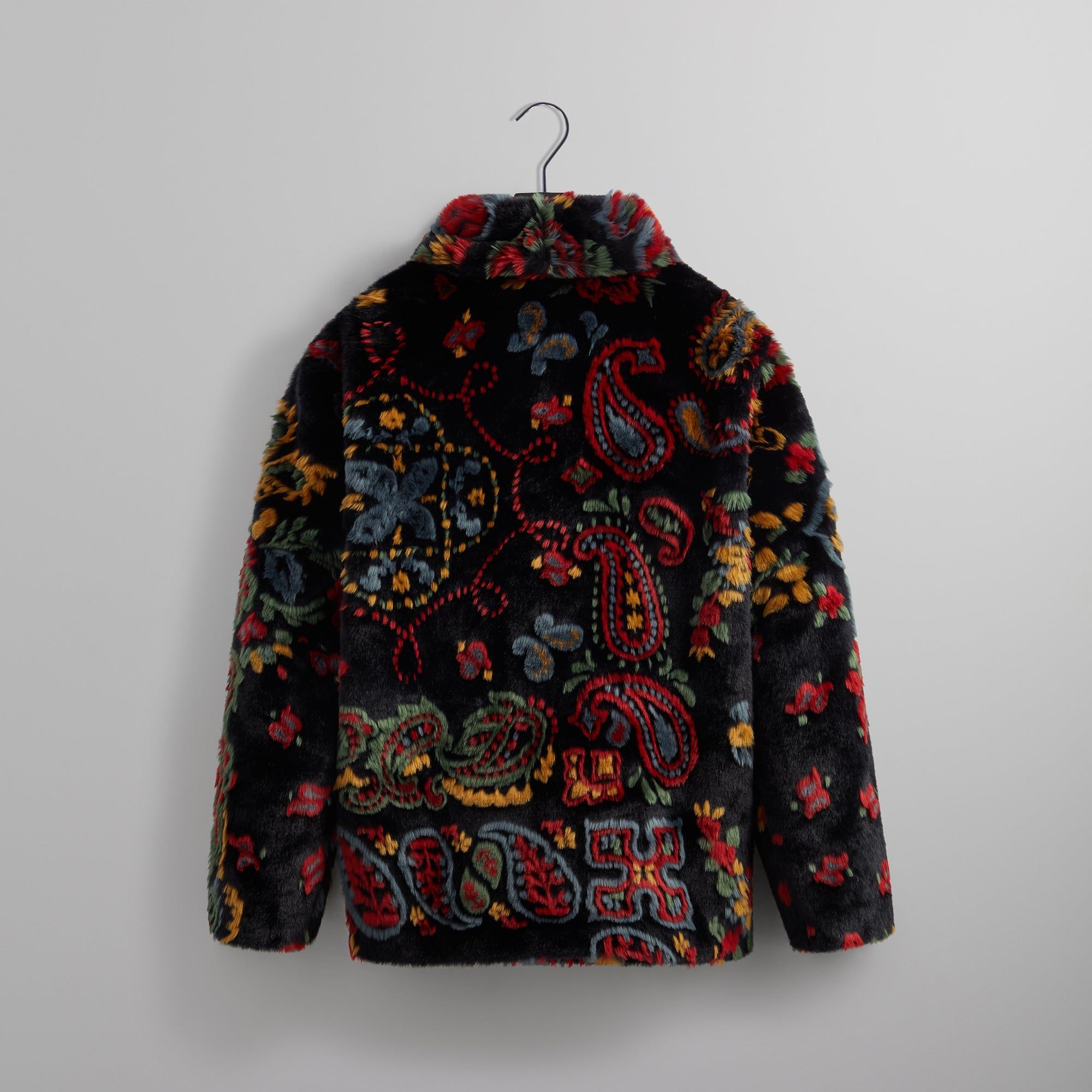 Kith Paisley Fur Short Becker Coat - Nocturnal PH | Parallel