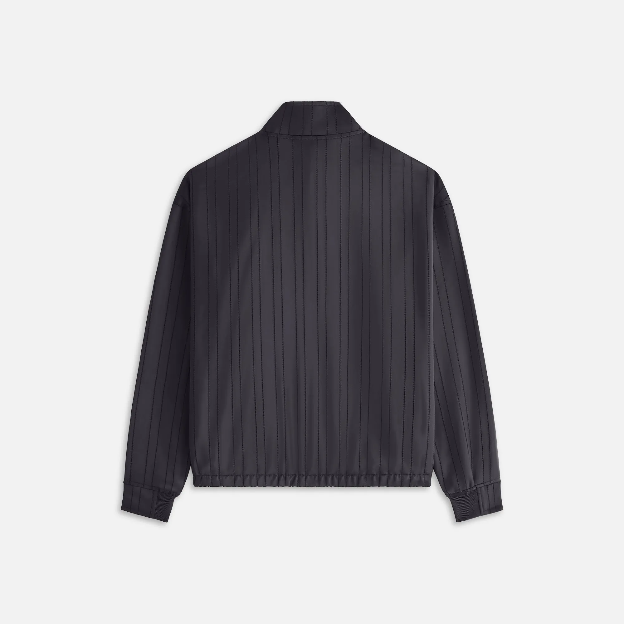 Kith Women Wrenley Satin Crest Track Jacket - Black sold by Kith product image thumbnail 3