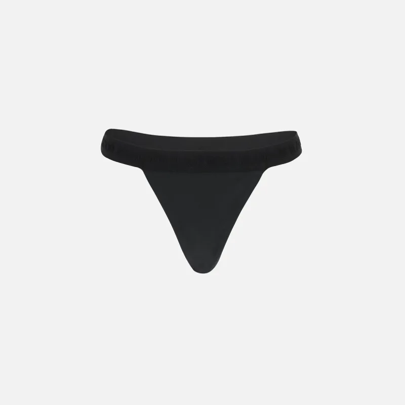 Brandon Blackwood Logo Swim Thong - Black made by Brandon Blackwood