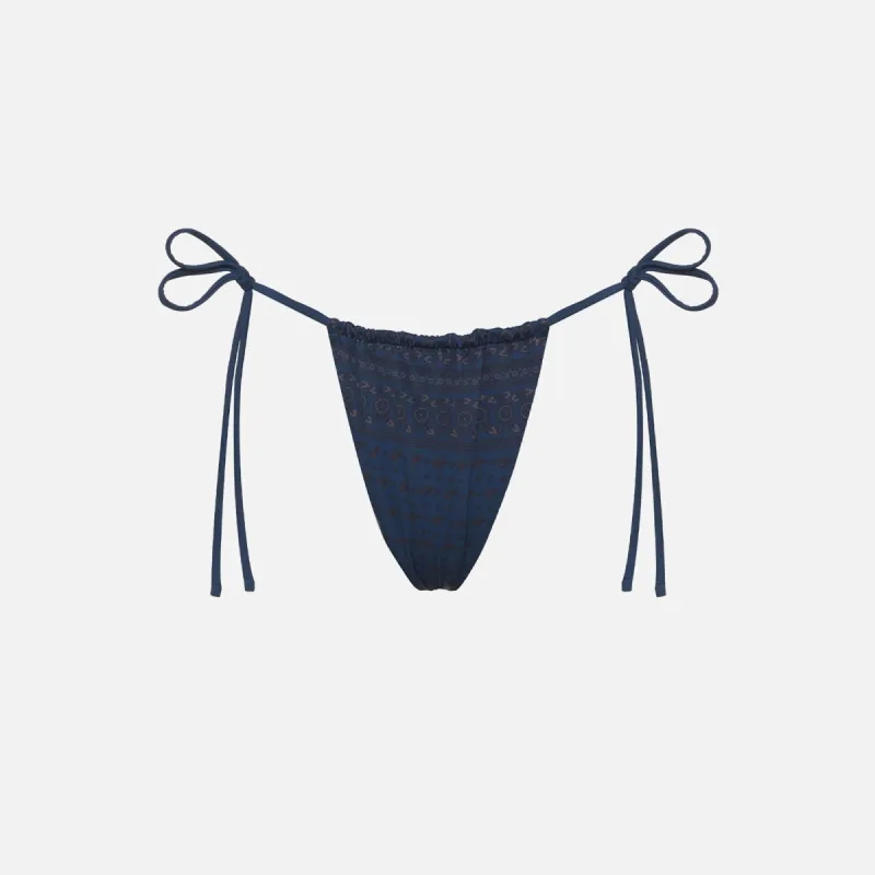 Frankies Bikinis Tia Bottom - Indigo Dusk sold by Kith