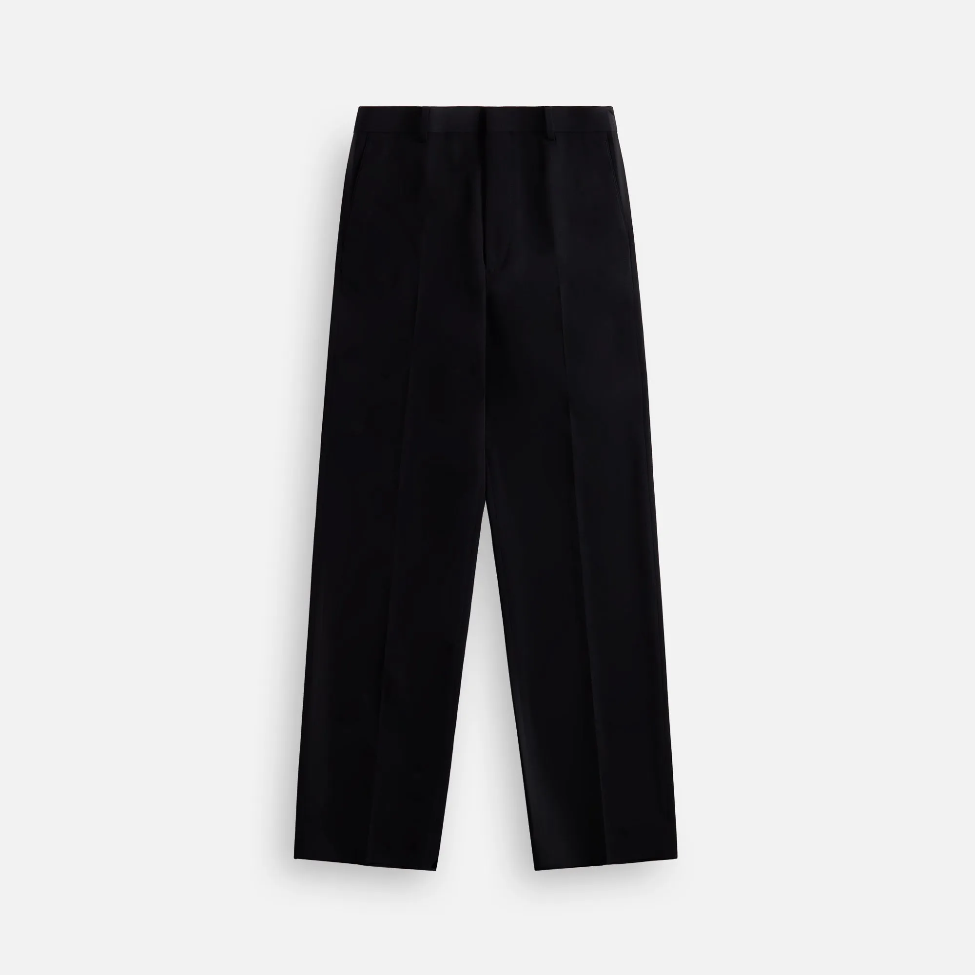 Auralee Light Wool Max Gabardine Slacks - Black sold by Kith