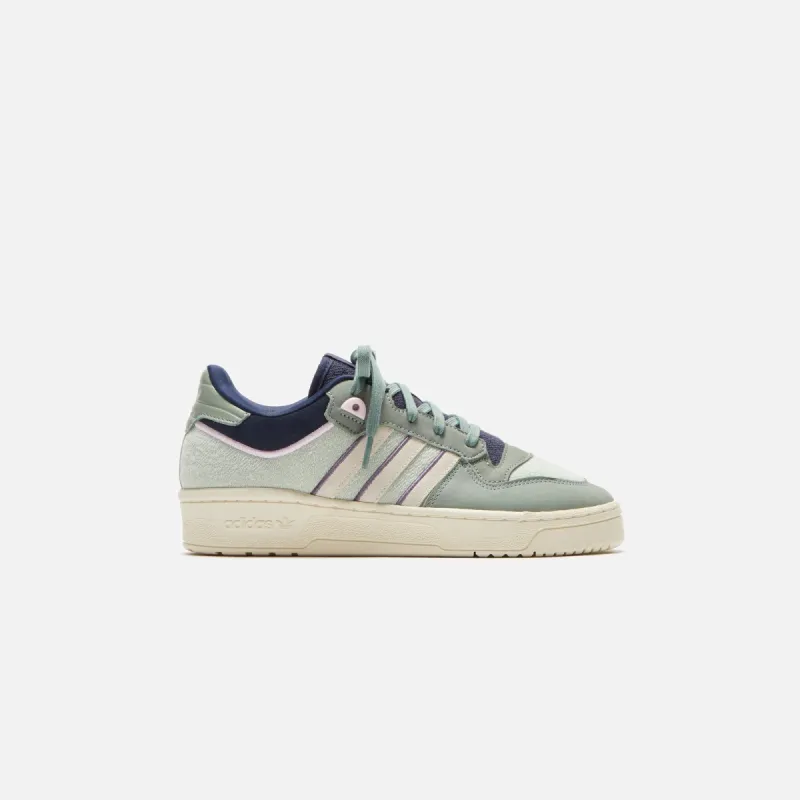 adidas Rivalry Low 86 - Linen Green / Cream White / Silver Green sold by Kith