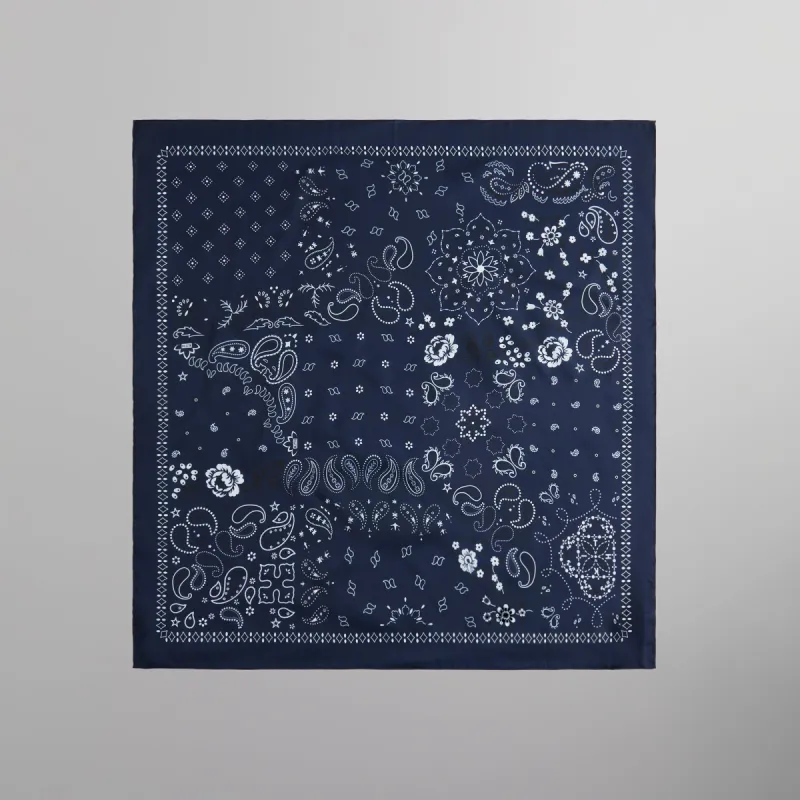 Kith Paisley Bandana - Nocturnal sold by Kith