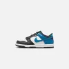 Nike GS Dunk Low - Summit White / Industrial Blue / Black / White sold by Kith