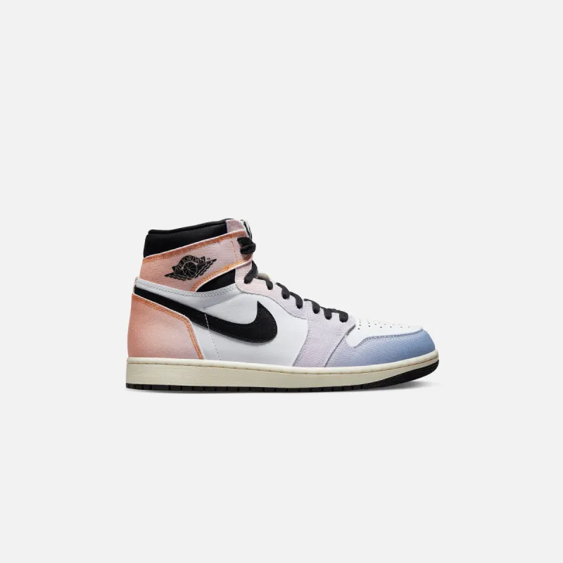 Nike Air Jordan 1 High OG - Vivid Orange / Iced Lilac / True Blue / Black sold by Kith