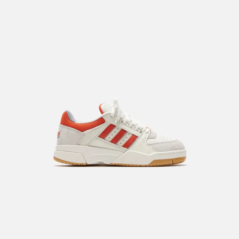 adidas Torsion Tennis Low - Core White / Preloved Red / Grey sold by Kith