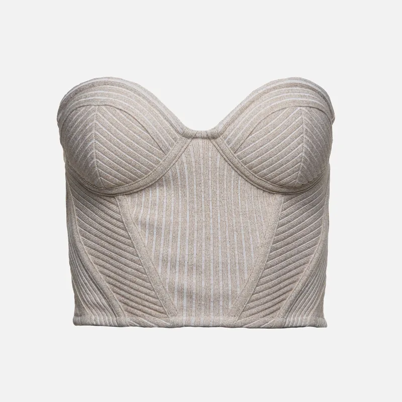 Retrofete Sami Corset - White Gold sold by Kith