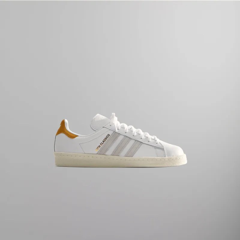 Kith Classics for adidas Originals Campus 80s - Footwear White / Off White sold by Kith