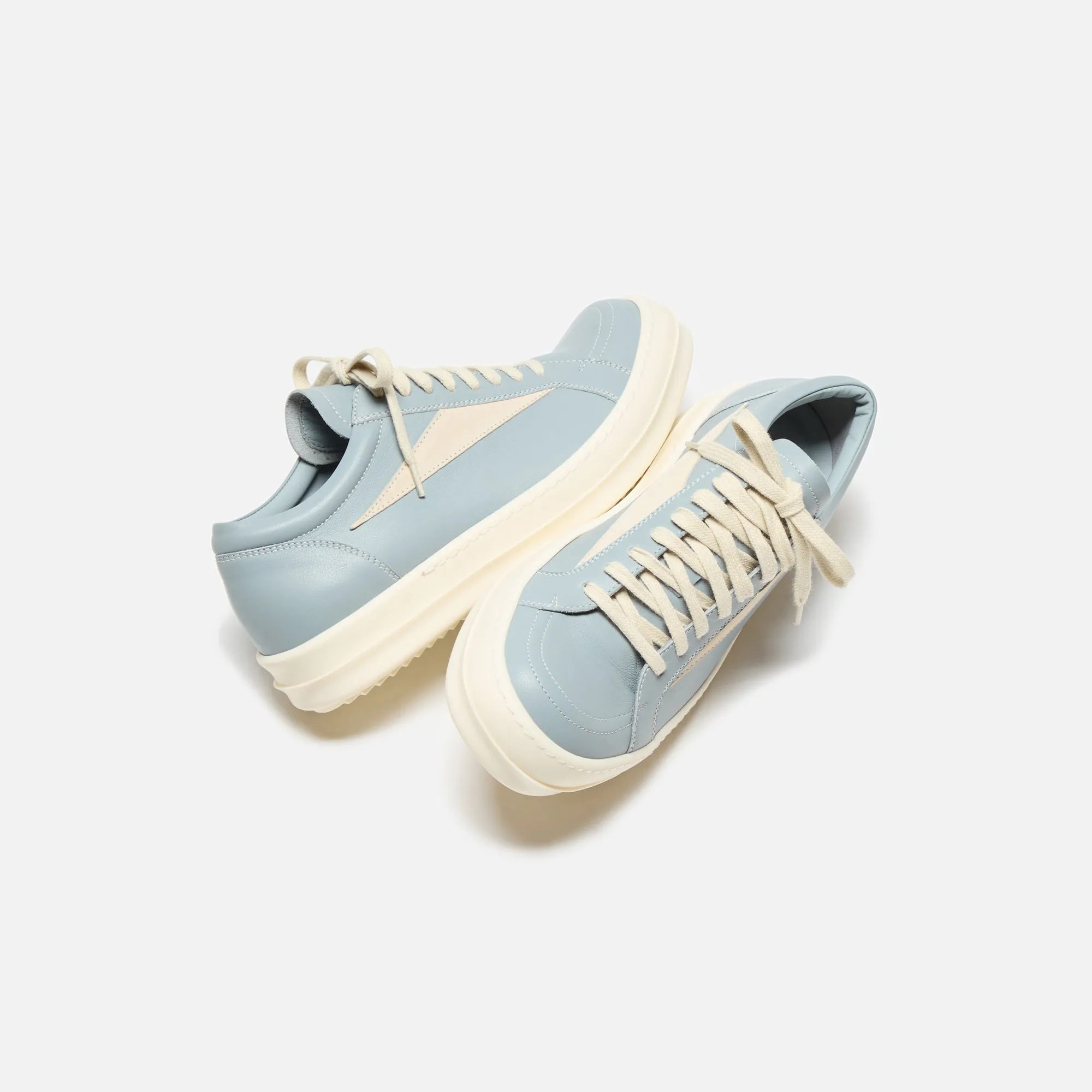 Rick Owens WMNS Vintage Sneaks - Pale Blue / Milk sold by Kith product image thumbnail 4