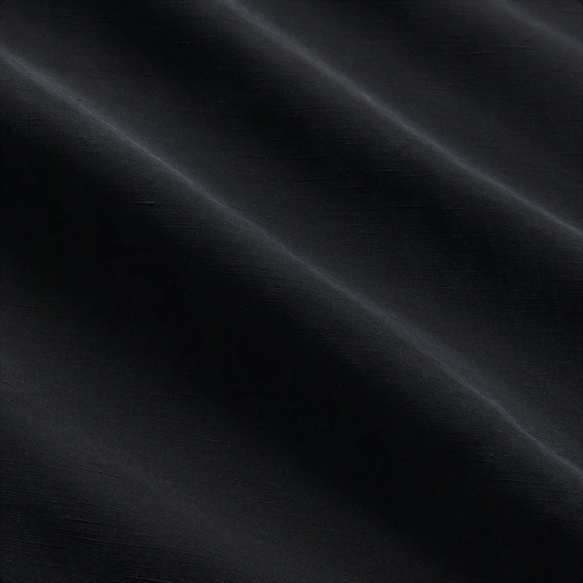 Kith Linen L/S Boxy Collared Overshirt - Black sold by Kith product image thumbnail 7