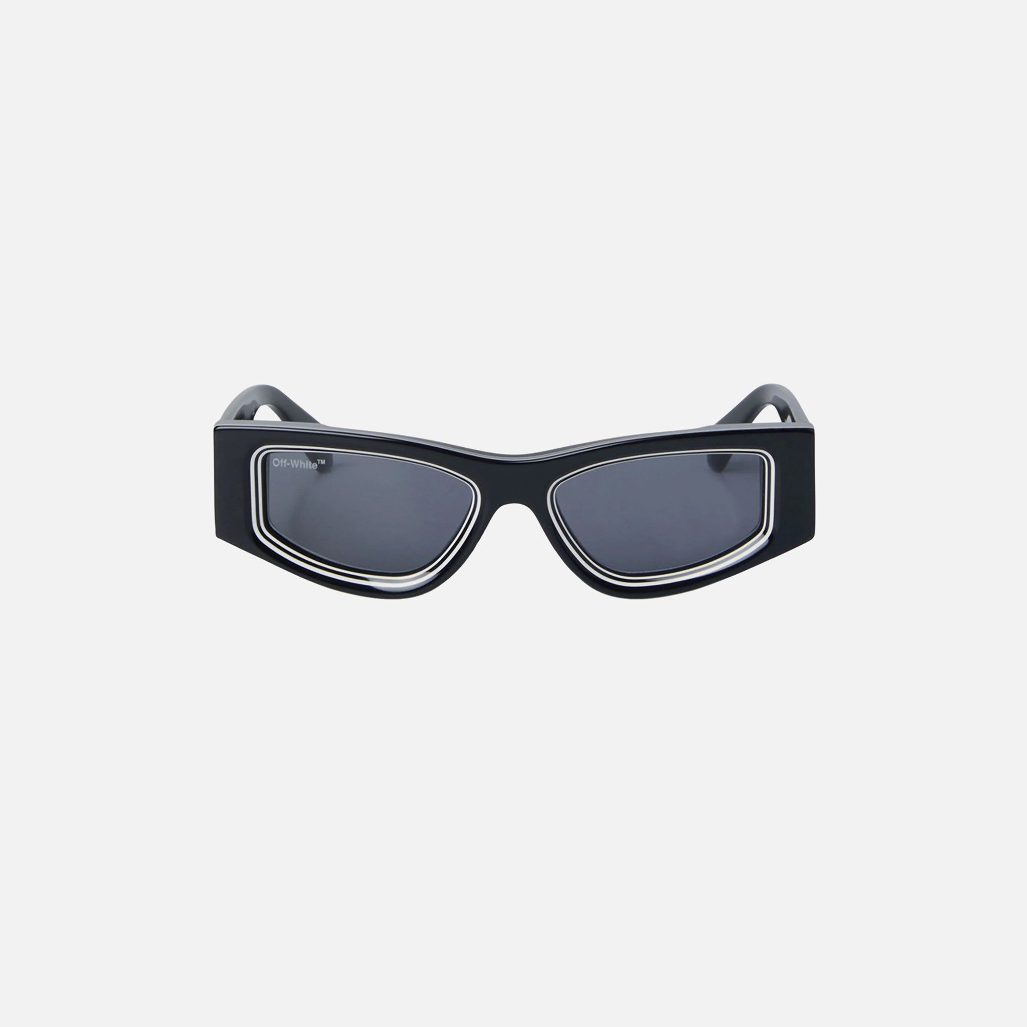 Off-White Andy Sunglasses - Black / Dark Grey sold by Kith