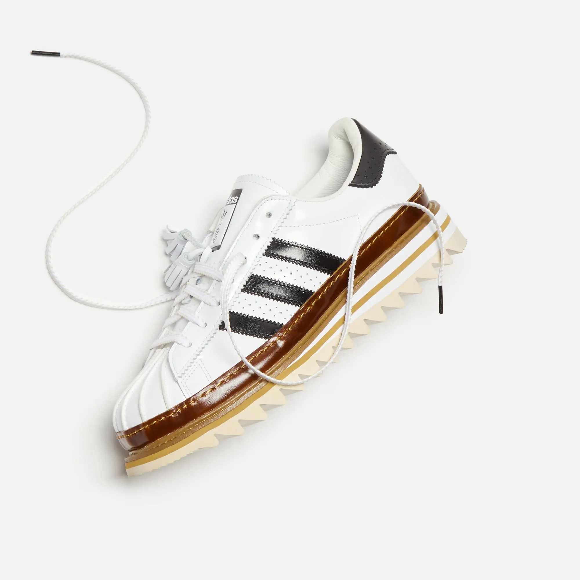 adidas x Edison Chen Clot Superstar - Cloud White / Core Black / Crystal Sand sold by Kith product image thumbnail 5