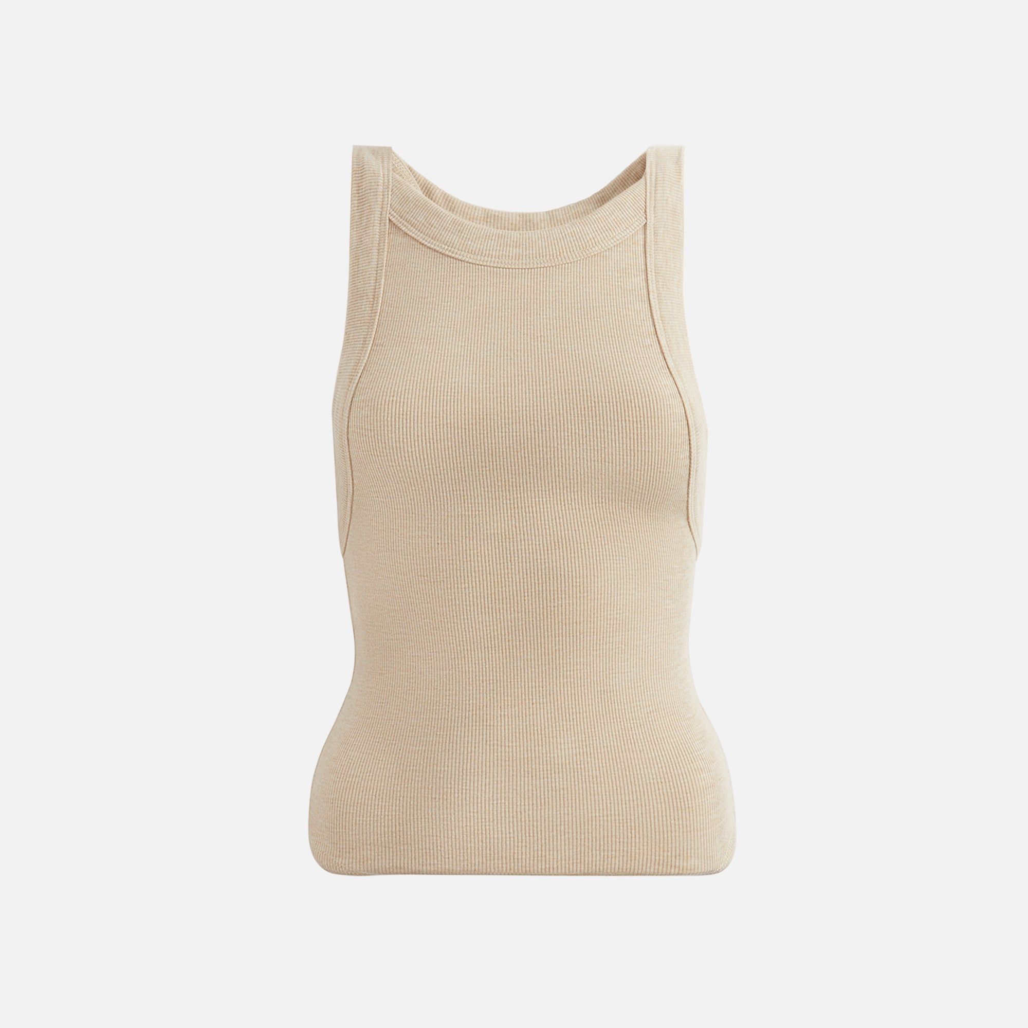 The Line by K Ximeno Tank - Beige Melange sold by Kith