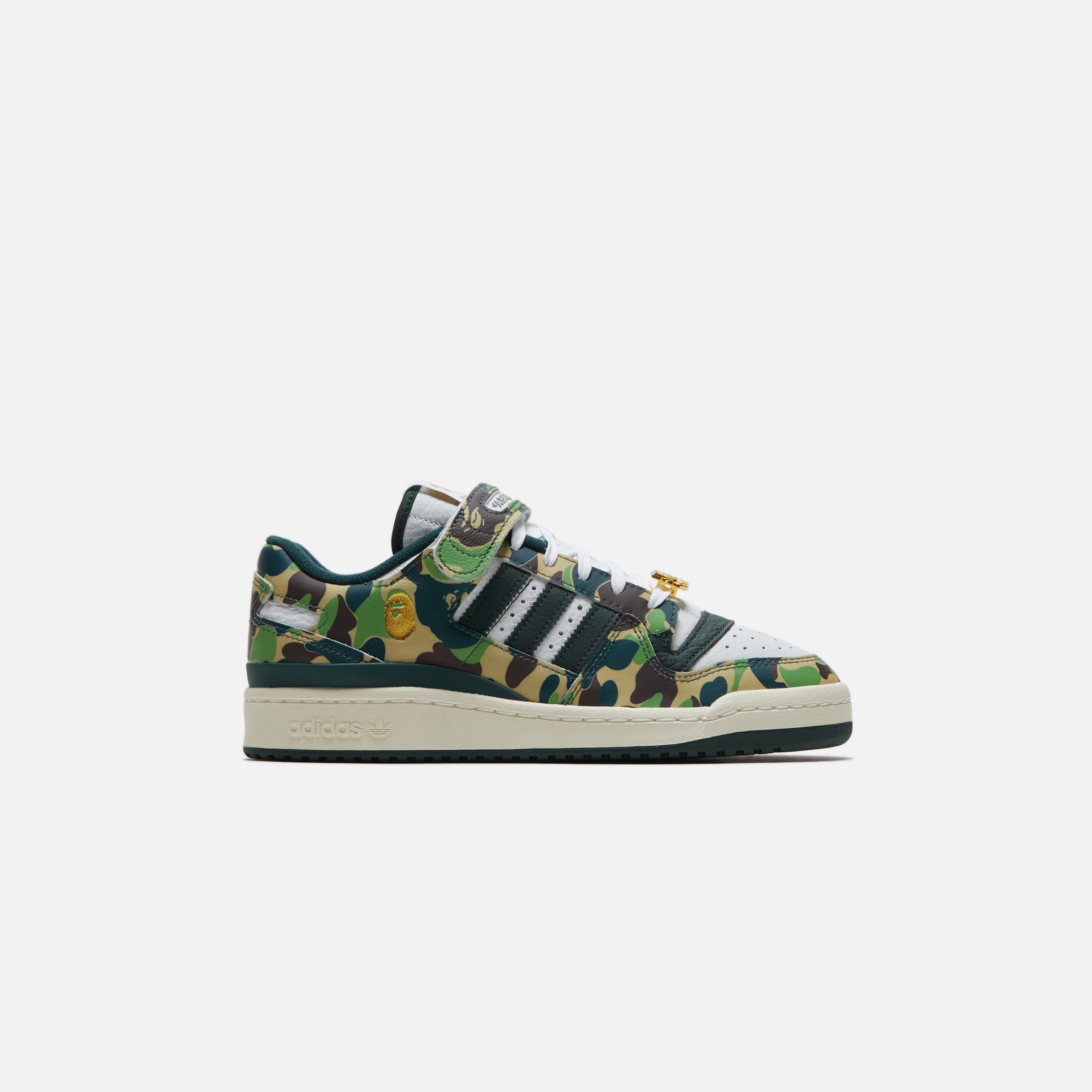 adidas x Bape Forum Low 84 - Green / White sold by Kith