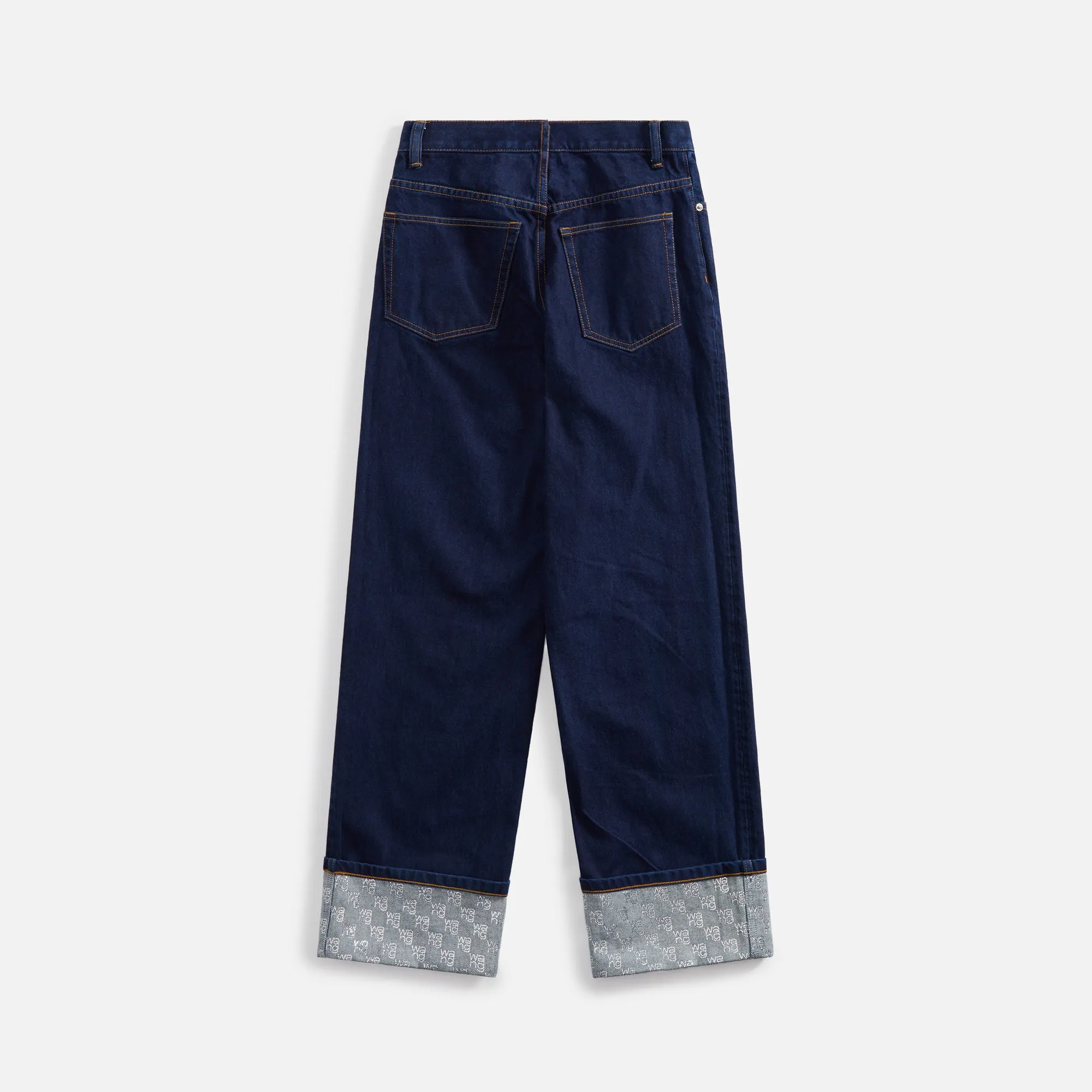 T by Alexander Wang Crystal Cuff Stacked Wang Pant - Bright Indigo sold by Kith product image thumbnail 2