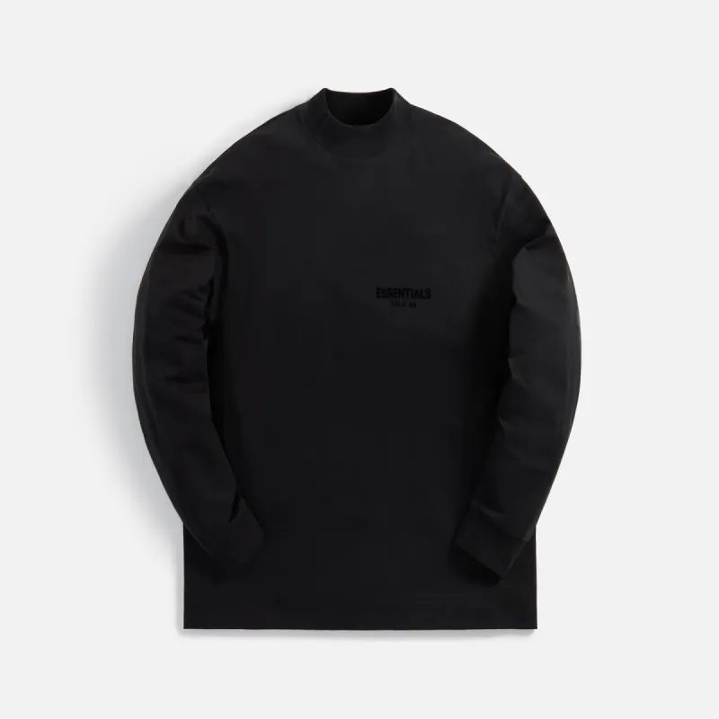 Essentials Long Sleeve Tee - Stretch Limo sold by Kith