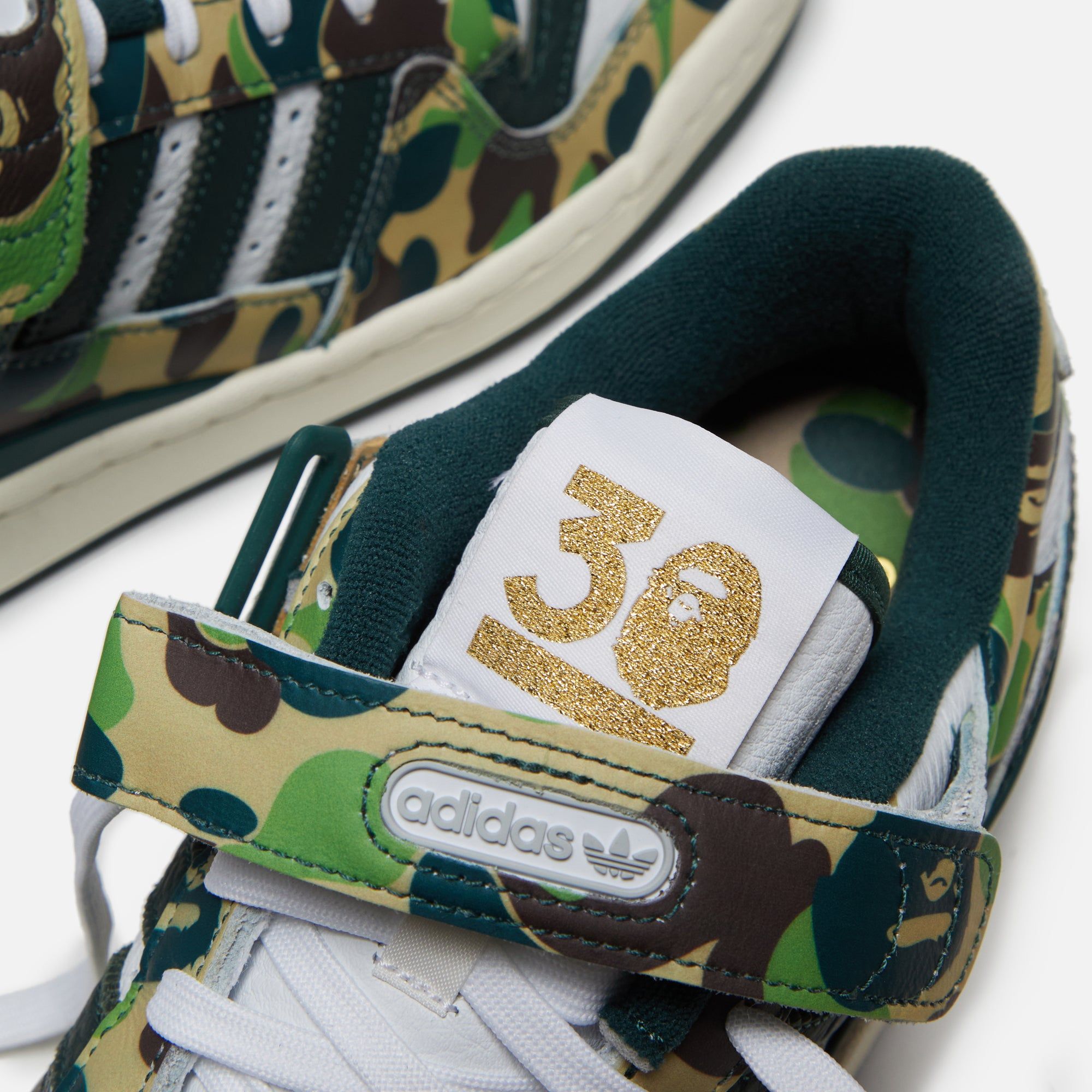 adidas x Bape Forum Low 84 - Green / White sold by Kith product image thumbnail 5