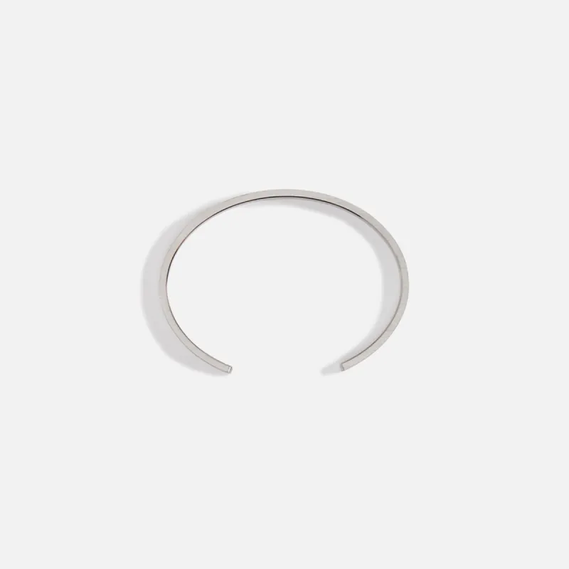 Le Gramme 15 Grammes Bracelet Slick Brushed 925 Sterling Silver - Black sold by Kith