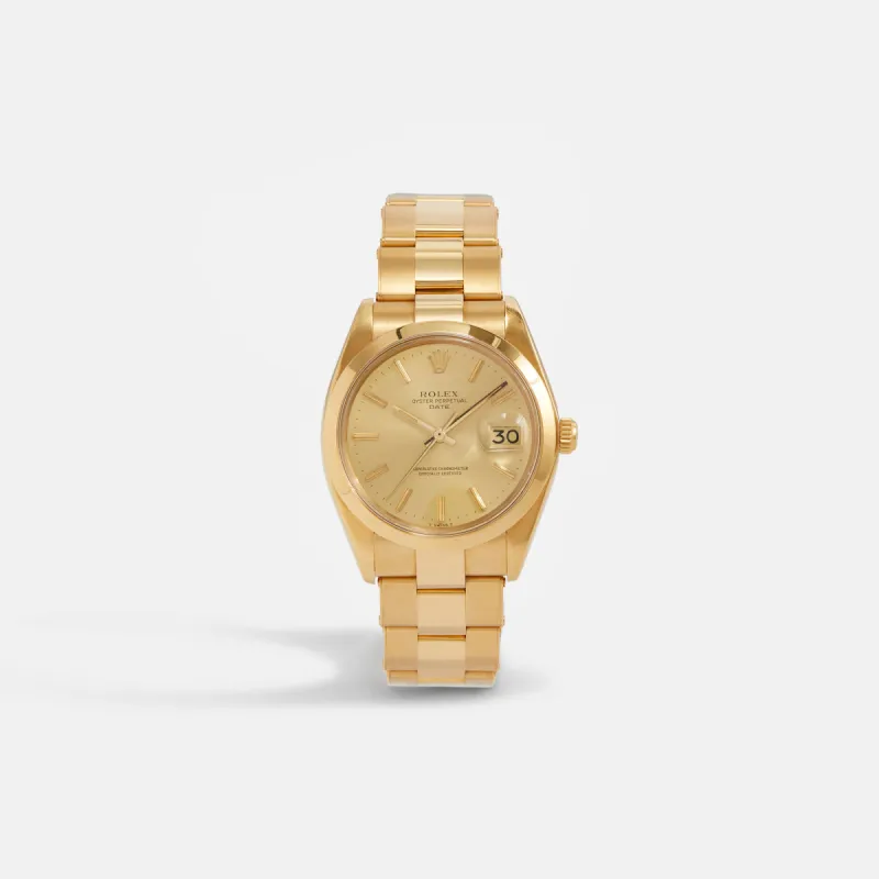 Wind Vintage Rolex Date Reference 1500 - 18K Gold sold by Kith