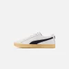 Puma Clyde Vintage - Puma White / Puma Navy sold by Kith